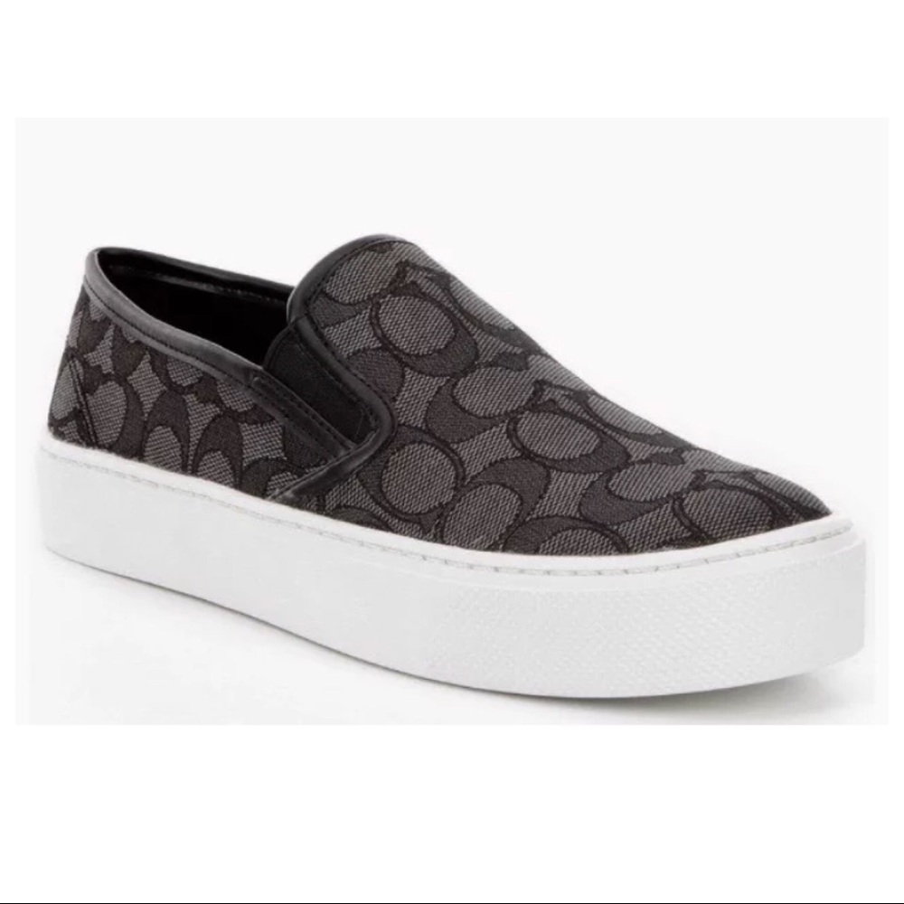 NIB COACH signature Cameron Jacquard shoes 9